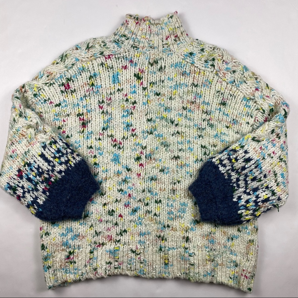 Multicolor Knit Women's Sweater